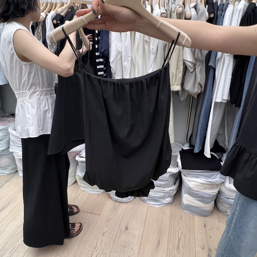 MOI-A韓國代購㊣女士新款人氣熱賣時尚真品休閑推薦吊帶背心MOI-A吊帶/背心圖色2