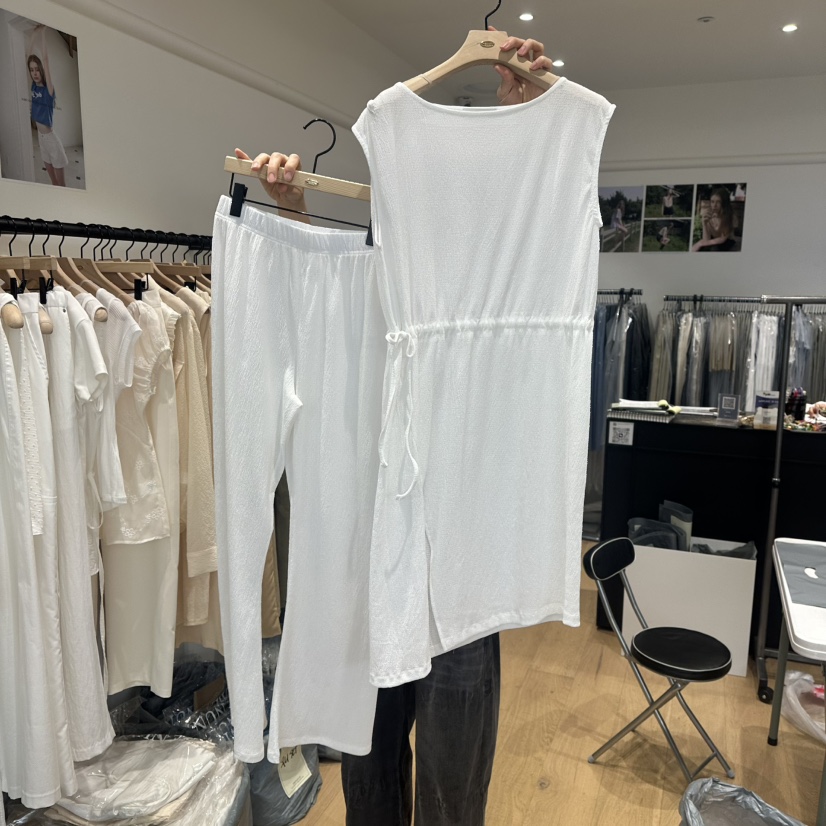 aube nunt東大門㊣實拍女士新品休閑25春夏職業時尚推薦套裝aube nunt套裝圖色1