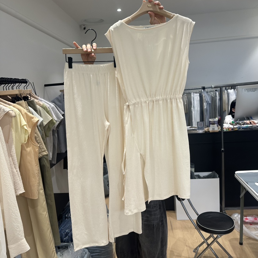 aube nunt東大門㊣實拍女士新品休閑25春夏職業時尚推薦套裝aube nunt套裝圖色2