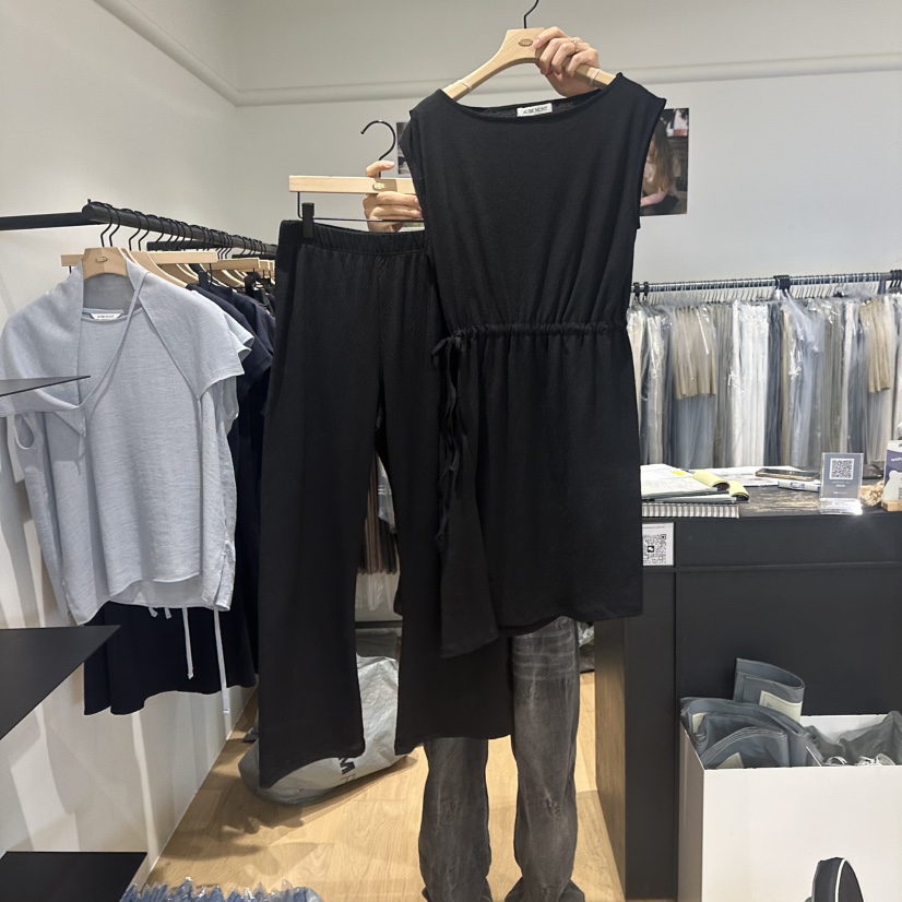 aube nunt東大門㊣實拍女士新品休閑25春夏職業時尚推薦套裝aube nunt套裝圖色3