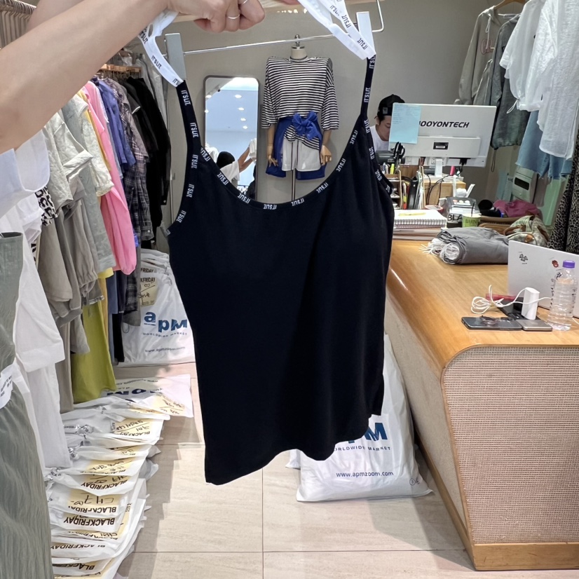 BLACKFRIDAY東大門㊣實拍女士新品推薦人氣時尚職業吊帶背心BLACK FRIDAY吊帶/背心圖色2