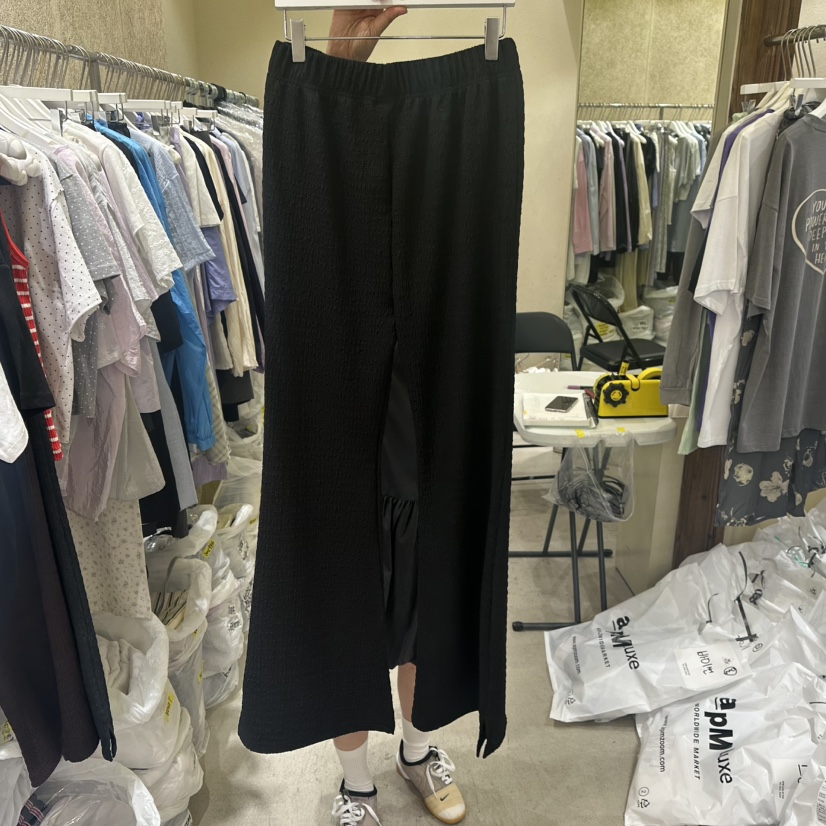 REFLAT韓國直郵㊣女裝新品人氣時尚熱賣職業真品休閑褲綁帶REFLAT休閑褲