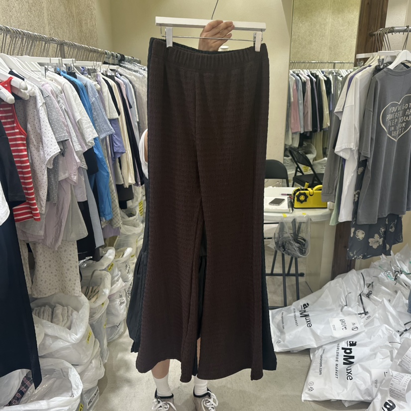 REFLAT韓國直郵㊣女裝新品人氣時尚熱賣職業真品休閑褲綁帶REFLAT休閑褲