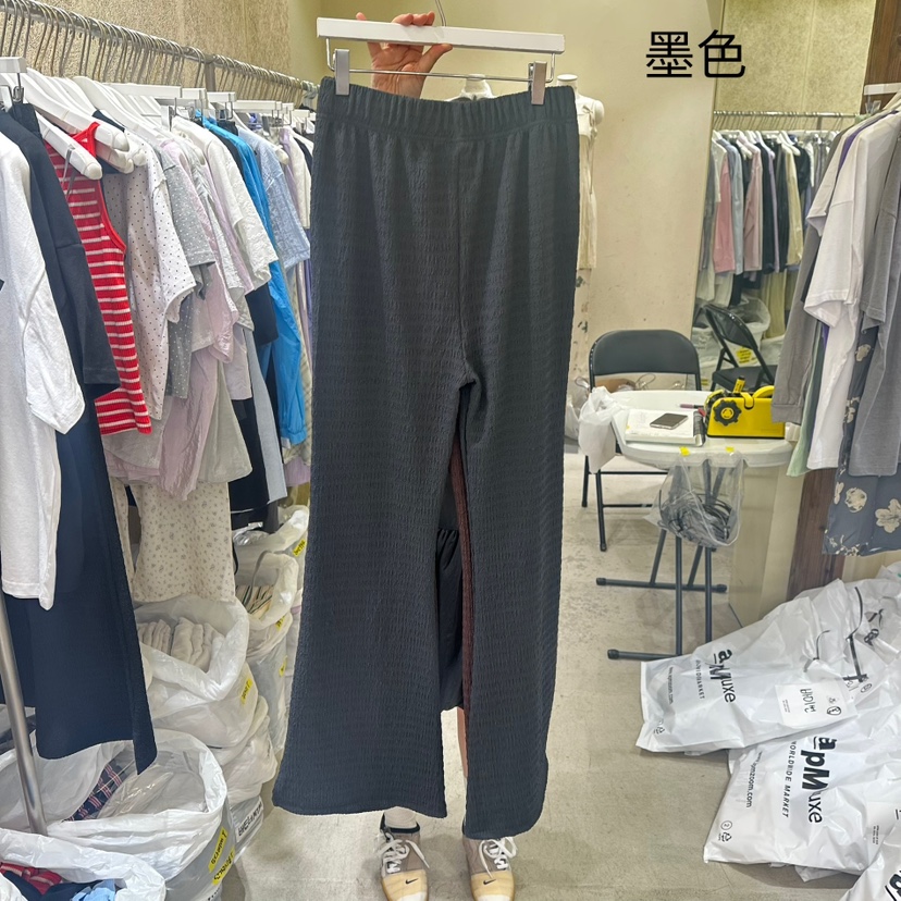 REFLAT韓國直郵㊣女裝新品人氣時尚熱賣職業真品休閑褲綁帶REFLAT休閑褲圖色3