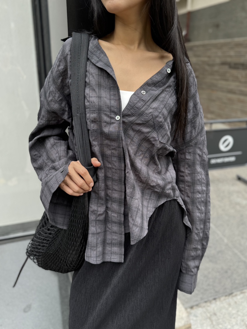 LIMLIMLIM東大門㊣實拍女裝新款25春夏真品休閑人氣襯衫蕾絲衫LIM LIM LIM襯衫/蕾絲衫圖色2