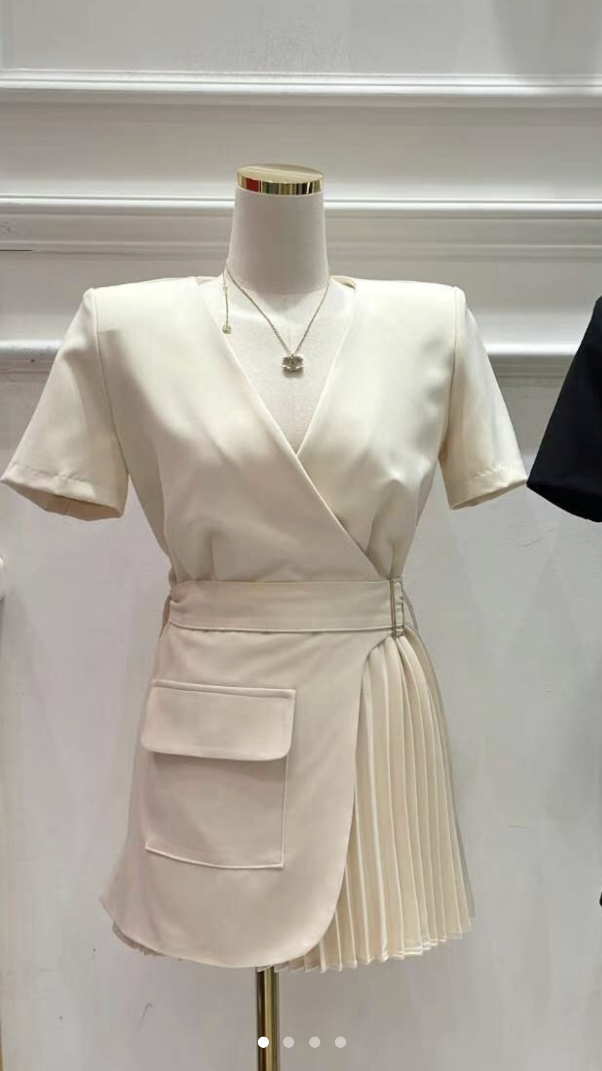 HEE SHOP東大門㊣實拍女士新品職業推薦真品25春夏時尚連衣裙HEE SHOP連衣裙圖色1