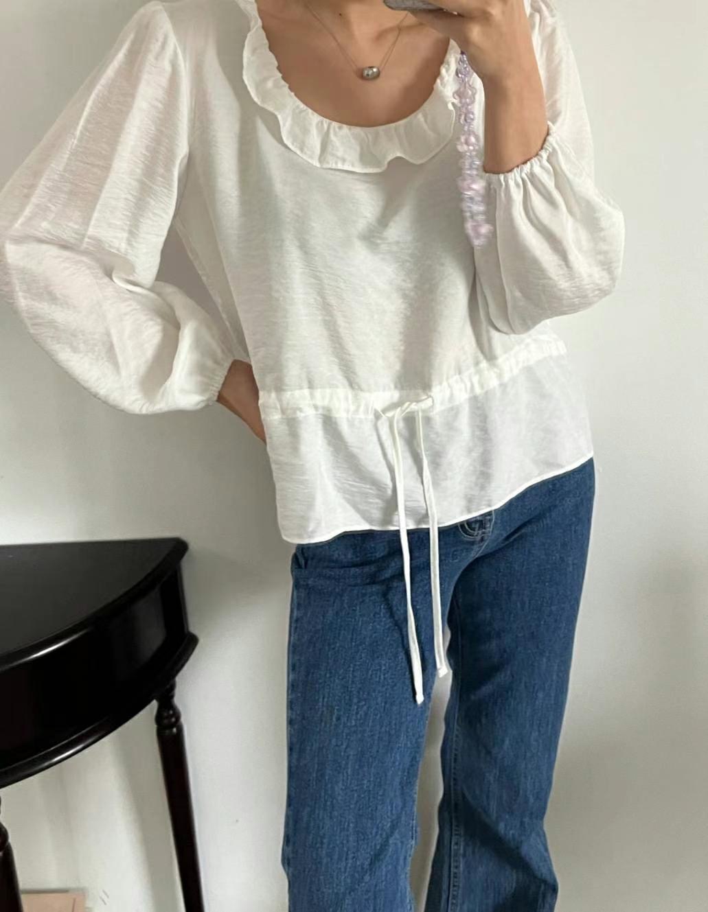 HONESTY-허니스티-T東大門㊣直郵女士新品熱賣襯衫蕾絲衫HONESTY襯衫/蕾絲衫圖色2