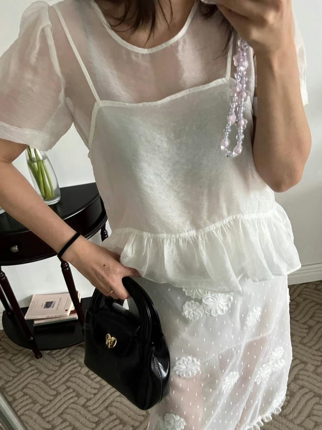 HONESTY-허니스티-T東大門㊣代購女裝新品時尚襯衫蕾絲衫HONESTY襯衫/蕾絲衫