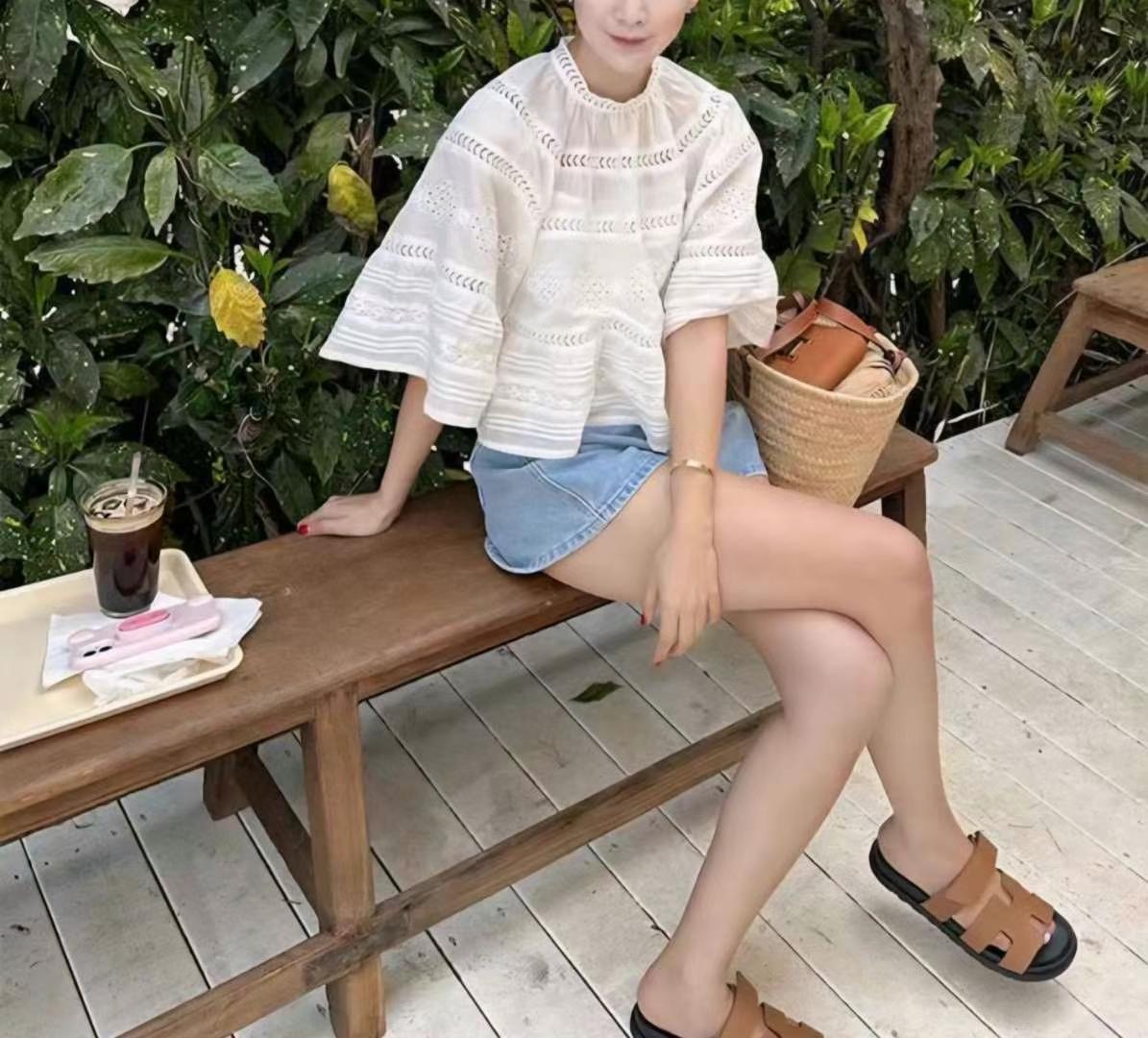 MARCIA-마샤-OT東大門㊣代購女士新品休閑職業襯衫蕾絲衫MARCIA襯衫/蕾絲衫