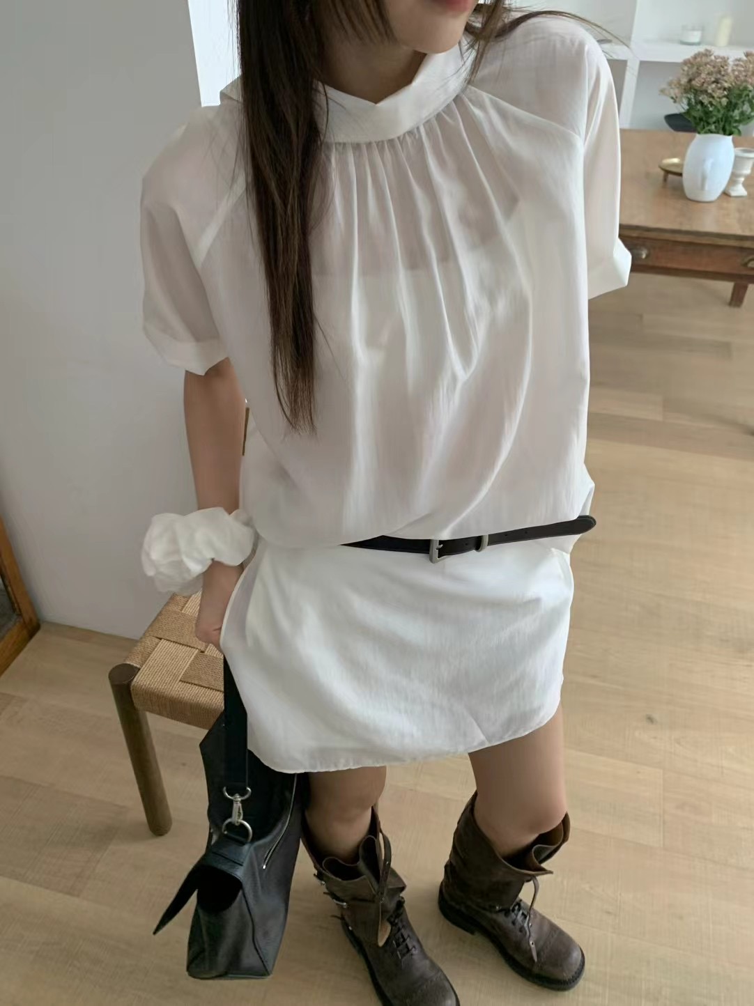 ONDA東大門㊣直郵女士新款職業時尚25春夏熱賣推薦襯衫蕾絲衫ONDA襯衫/蕾絲衫
