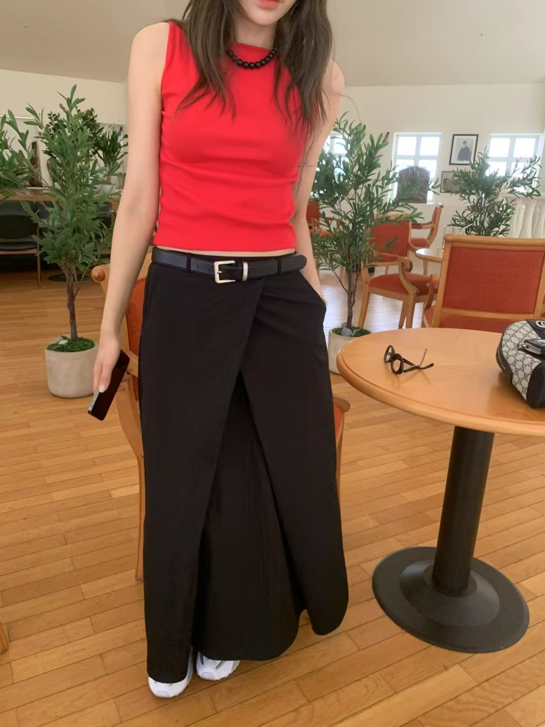 ONDA東大門㊣直郵女裝新款人氣熱賣25春夏時尚長裙不含腰帶ONDA長裙圖色2