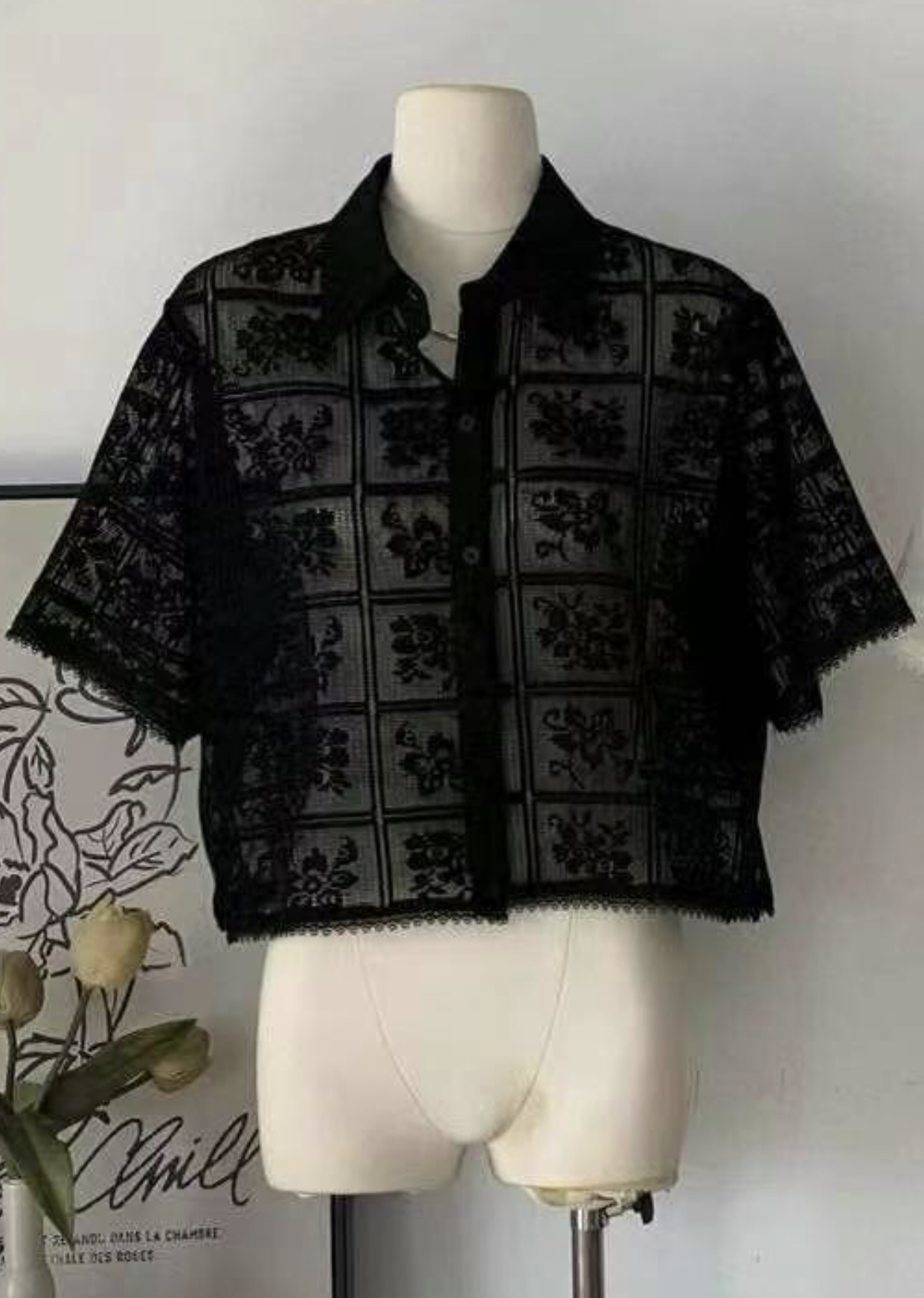 MARCIA-마샤-OT東大門㊣代購女裝新品熱賣襯衫蕾絲衫蕾絲MARCIA襯衫/蕾絲衫