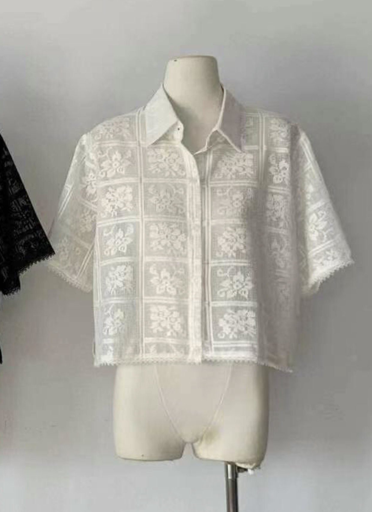 MARCIA-마샤-OT東大門㊣代購女裝新品熱賣襯衫蕾絲衫蕾絲MARCIA襯衫/蕾絲衫圖色2