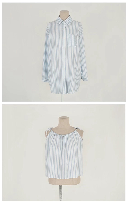 MARCIA-마샤-OT東大門㊣代購女裝新品25春夏套裝套裝條紋MARCIA套裝