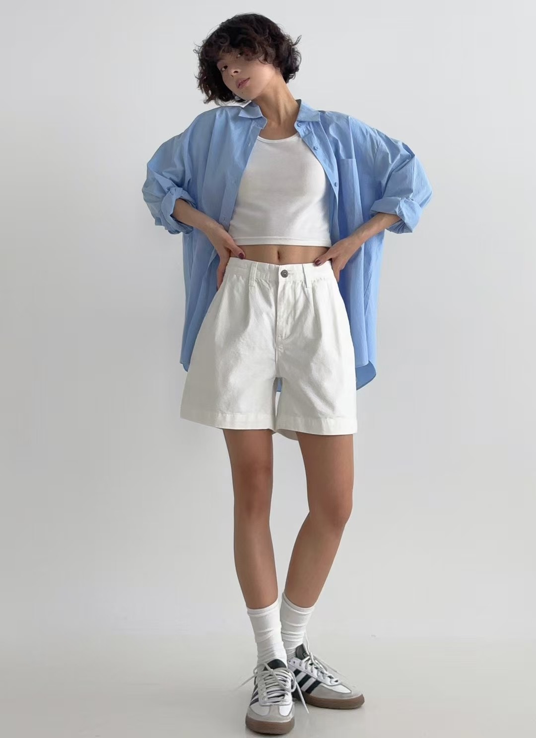 PUBLIC&amp;CO GIRL韓國直郵㊣女裝新款時尚25春夏休閑短褲PUBLIC&amp;CO GIRL短褲圖色3