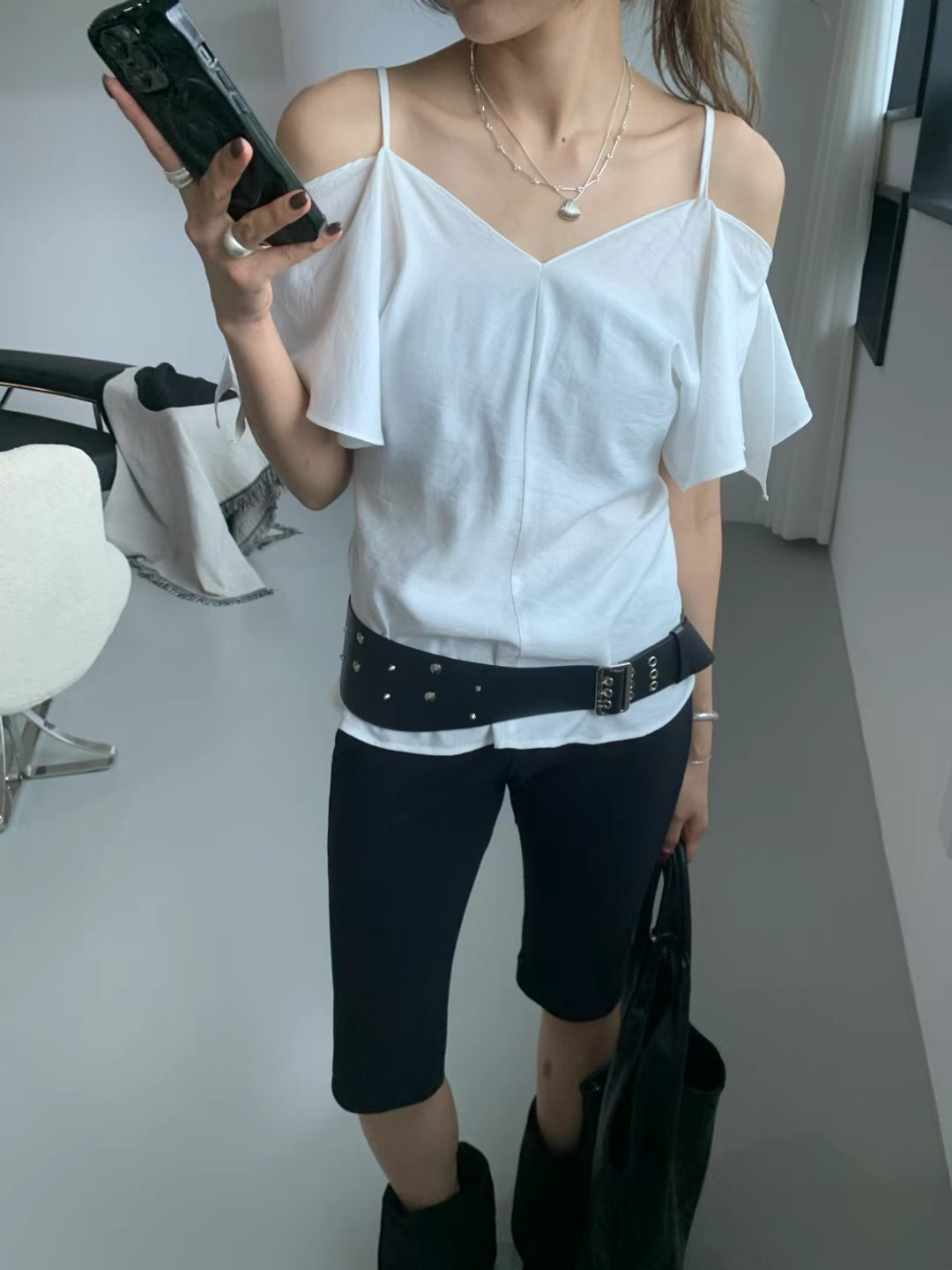ONDA東大門㊣實拍女士新款休閑職業真品人氣時尚襯衫蕾絲衫ONDA襯衫/蕾絲衫