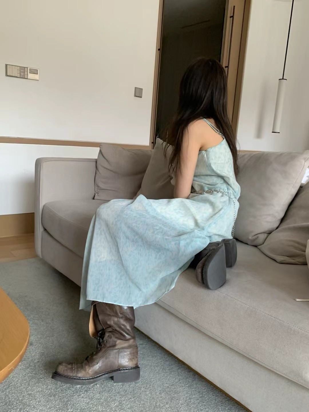 ONDA東大門㊣代購女裝新品推薦25春夏時尚人氣休閑職業連衣裙ONDA連衣裙