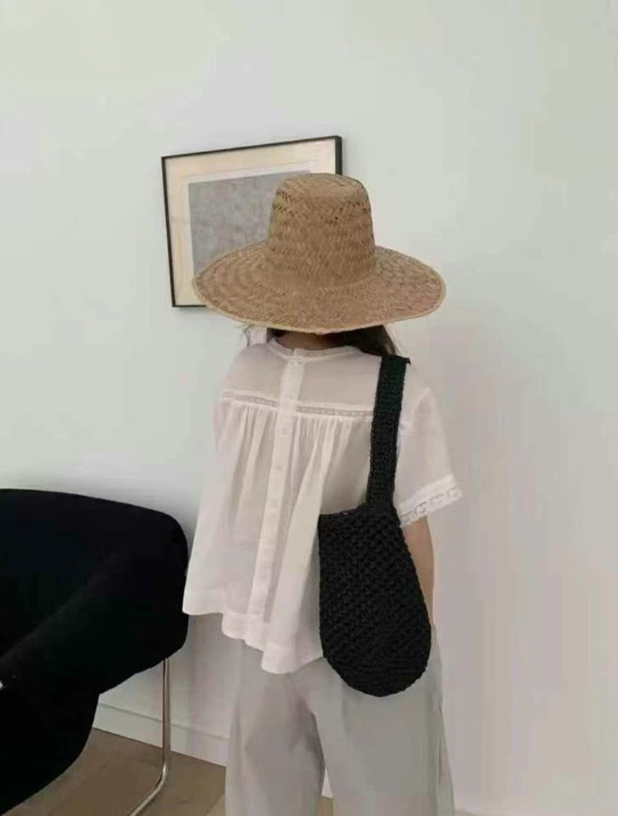 MARCIA-마샤-OT東大門㊣直郵女士新款休閑襯衫蕾絲衫刺繡MARCIA襯衫/蕾絲衫