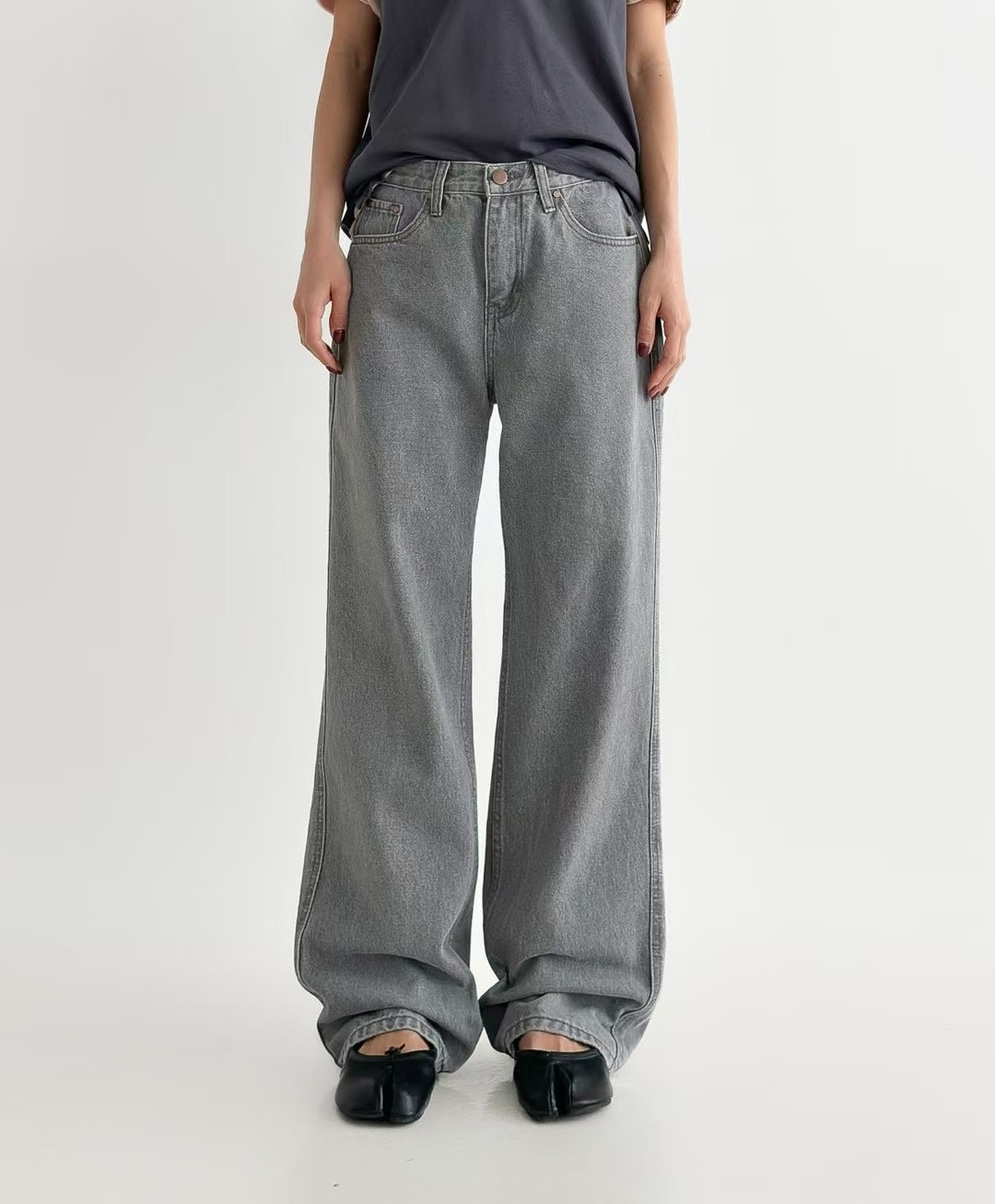 PUBLIC&amp;CO GIRL韓國直郵㊣女士新品25春夏推薦牛仔褲PUBLIC&amp;CO GIRL牛仔褲圖色2