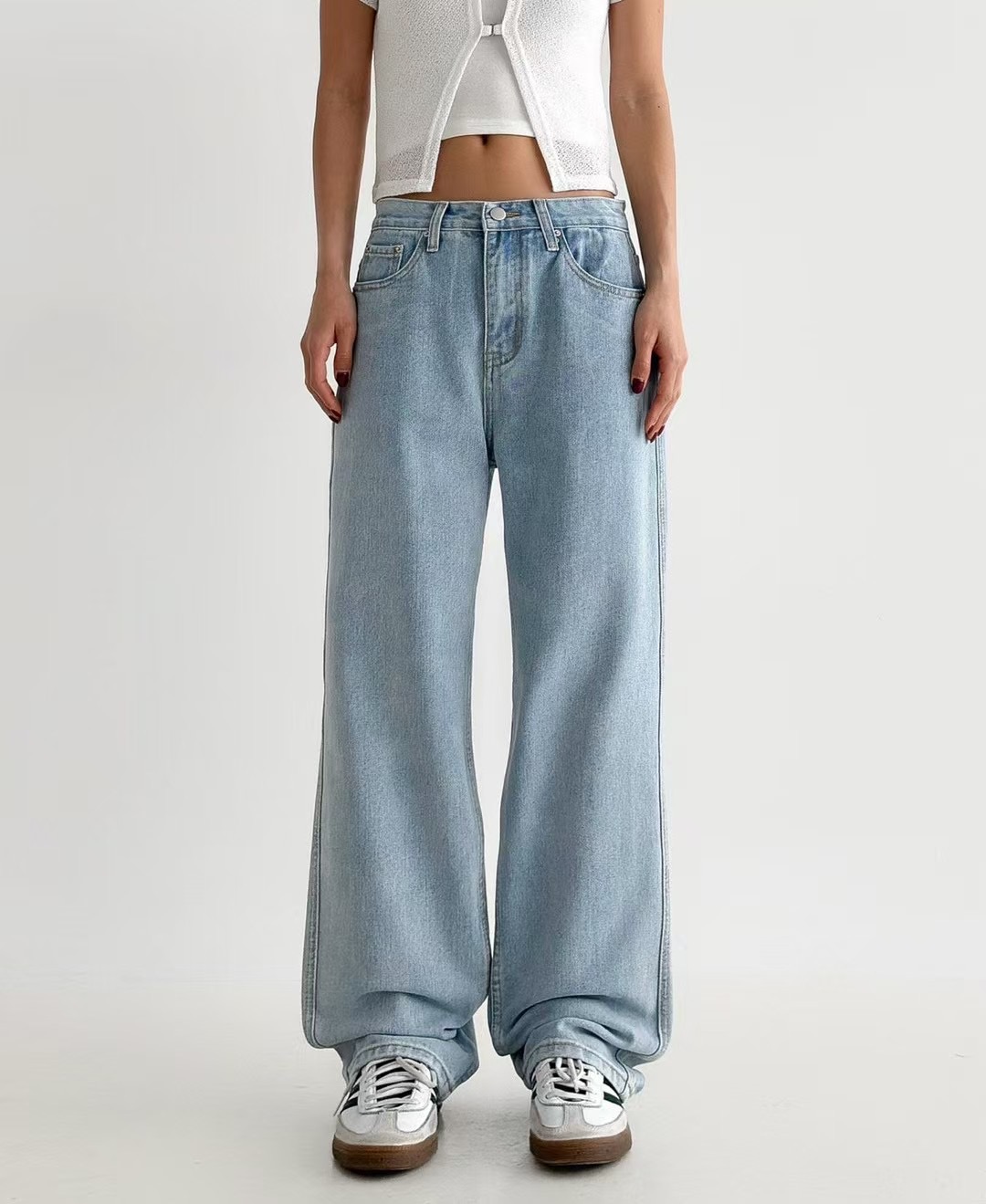 PUBLIC&amp;CO GIRL韓國直郵㊣女士新品25春夏推薦牛仔褲PUBLIC&amp;CO GIRL牛仔褲圖色4