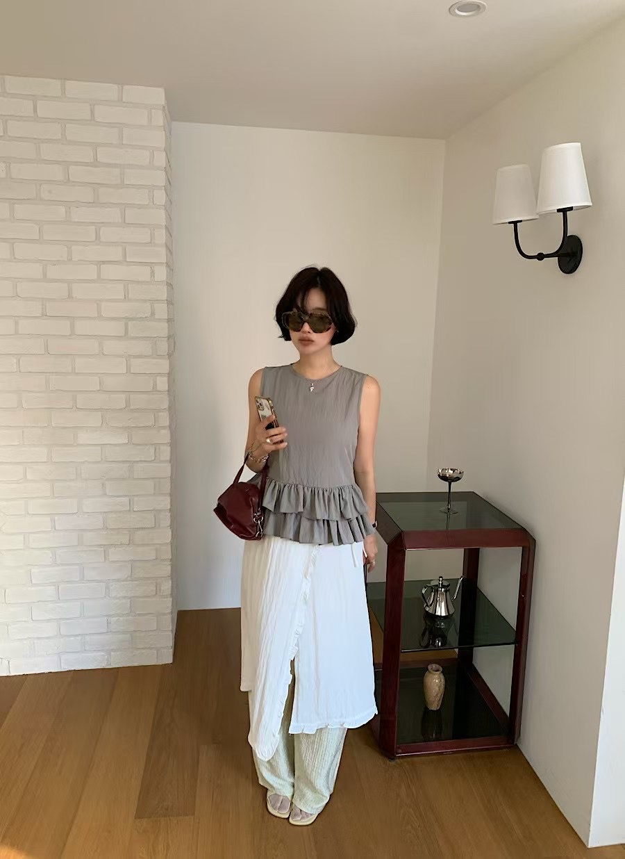 RARASHOW東大門㊣實拍女士新品時尚職業25春夏半身裙中短裙RARASHOW半身裙/中短裙