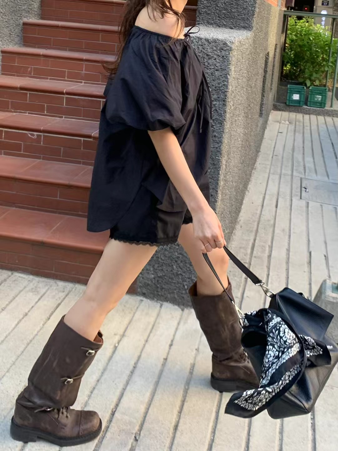 ONDA韓國代購㊣女士新品推薦真品人氣時尚休閑25春夏熱賣短褲ONDA短褲
