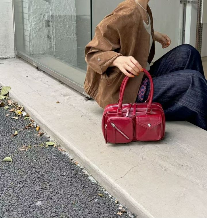 TROUVAILLE東大門㊣直郵女裝新款熱賣休閑職業手拿包腋下包TROUVAILLE手拿包/腋下包圖色3
