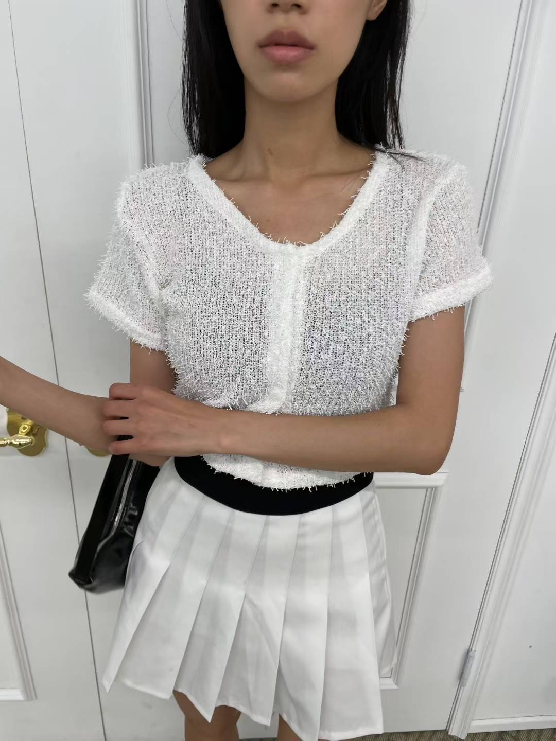HOLYMOLY東大門㊣實拍女裝新品熱賣真品休閑25春夏職業針織衫HOLYMOLY針織衫