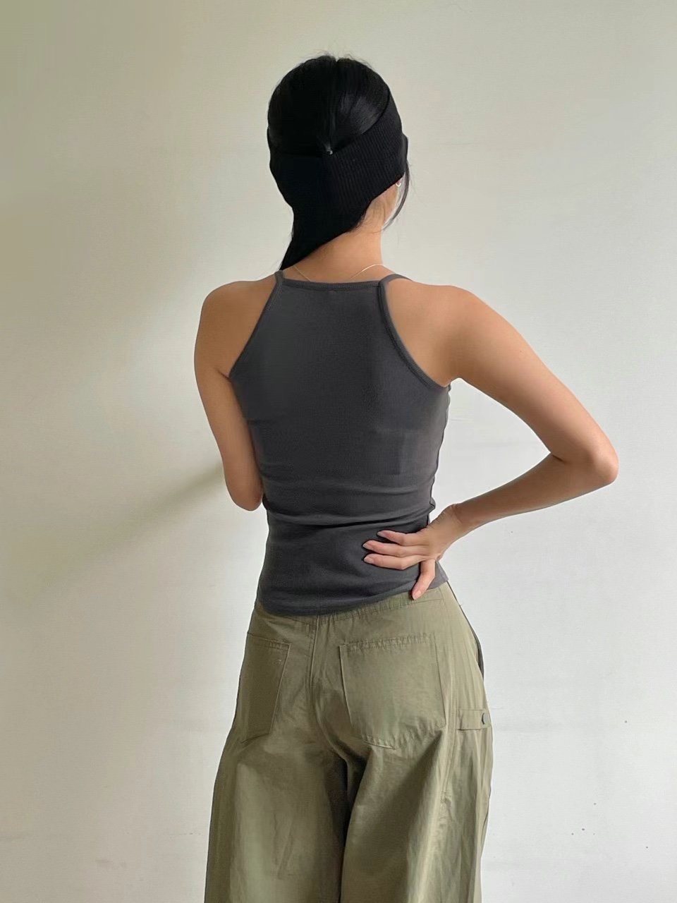 MOONGCHI韓國直郵㊣女士新款熱賣休閑職業25春夏人氣吊帶背心MOONGCHI吊帶/背心