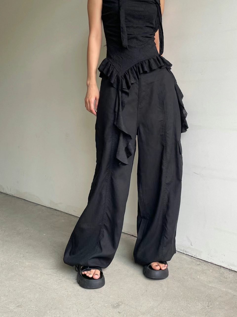 MOONGCHI東大門㊣實拍女士新品推薦職業休閑人氣時尚休閑褲MOONGCHI休閑褲