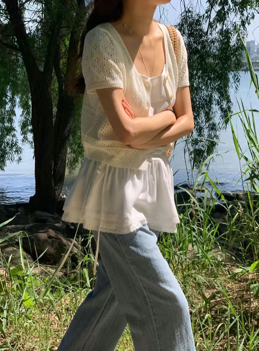 AREING東大門㊣代購女士新款職業時尚熱賣人氣推薦休閑針織衫AREING針織衫
