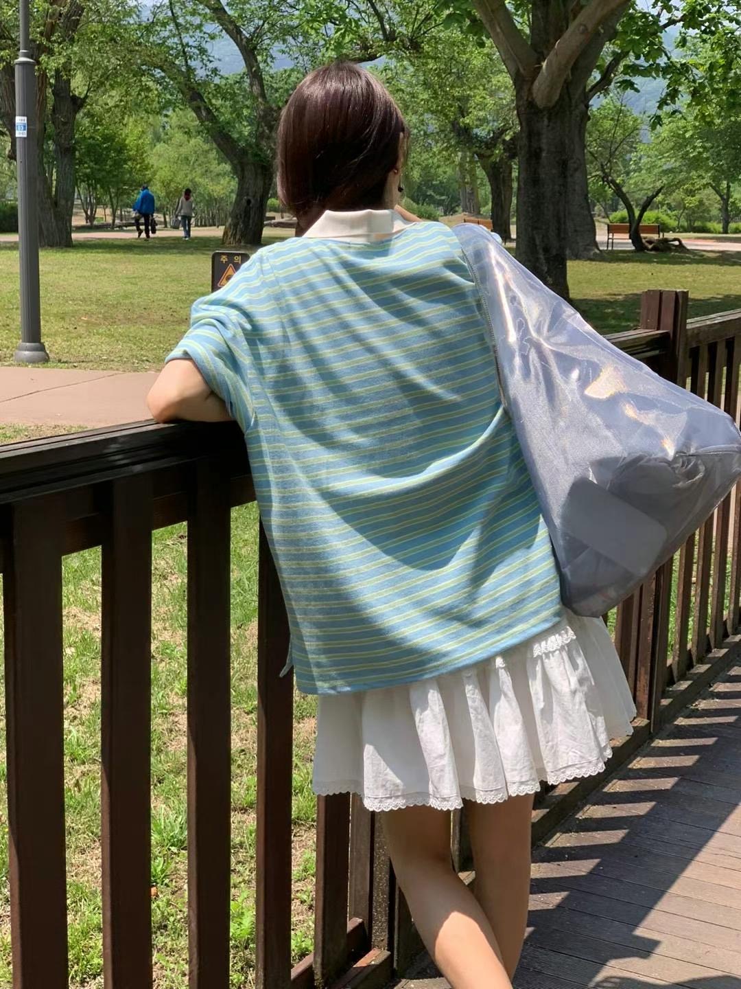 AREING韓國直郵㊣女裝新品推薦人氣25春夏休閑熱賣真品短裙AREING短裙