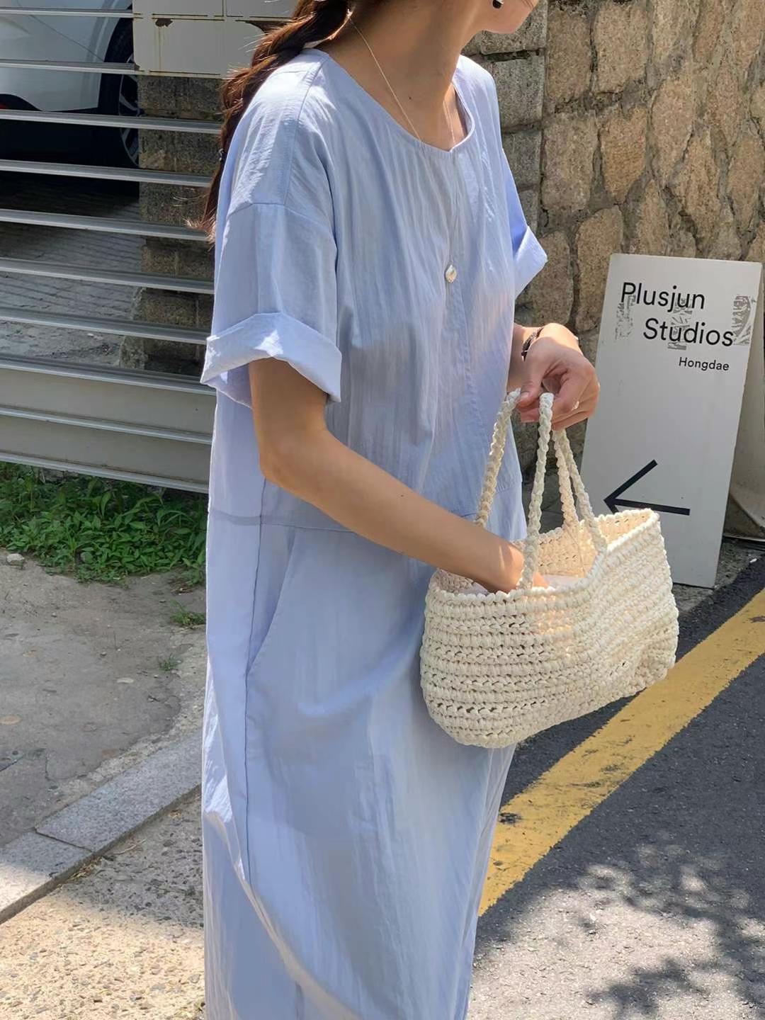 AREING東大門㊣實拍女裝新款25春夏休閑真品時尚熱賣連衣裙AREING連衣裙