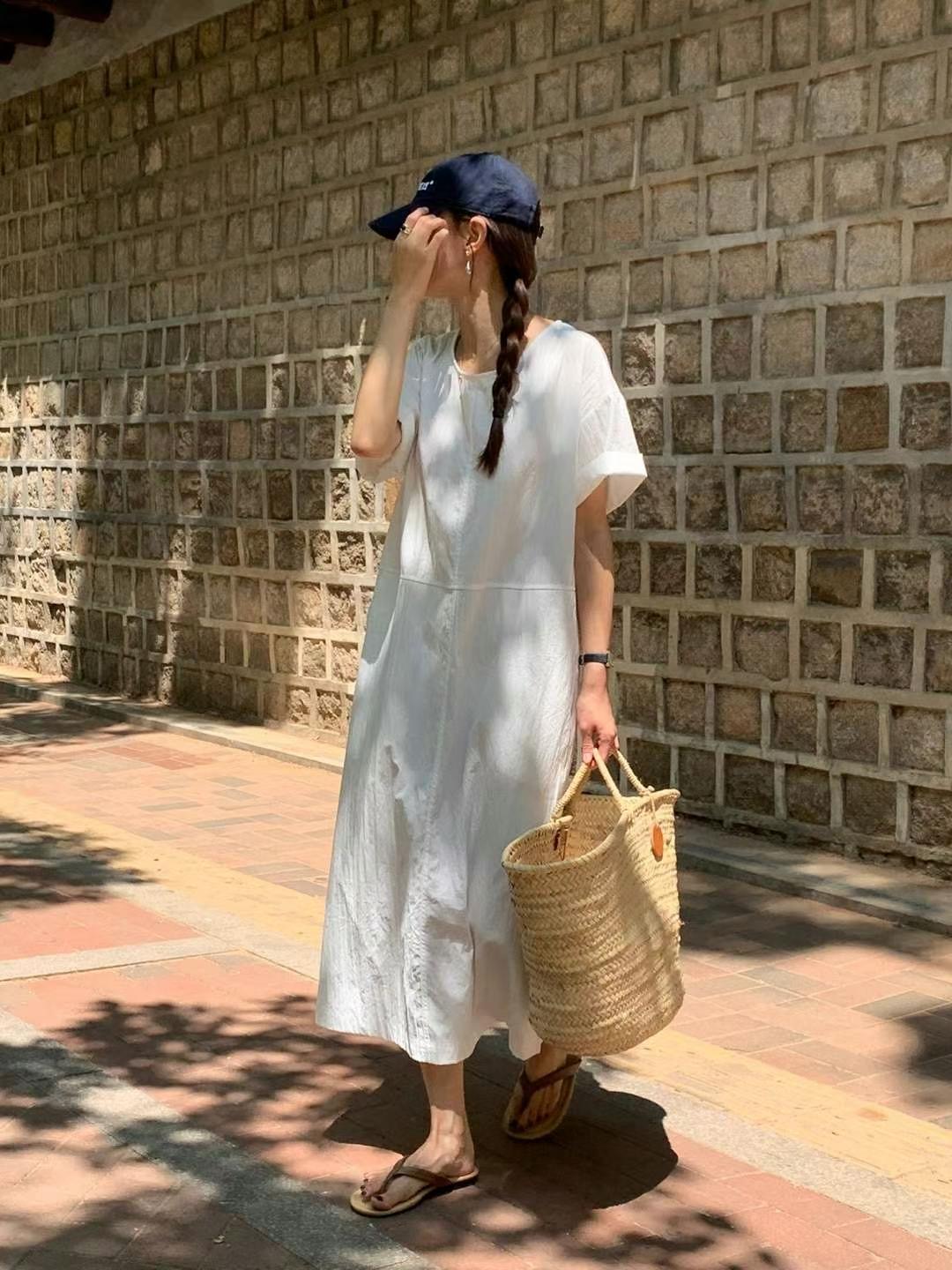 AREING東大門㊣實拍女裝新款25春夏休閑真品時尚熱賣連衣裙AREING連衣裙圖色3