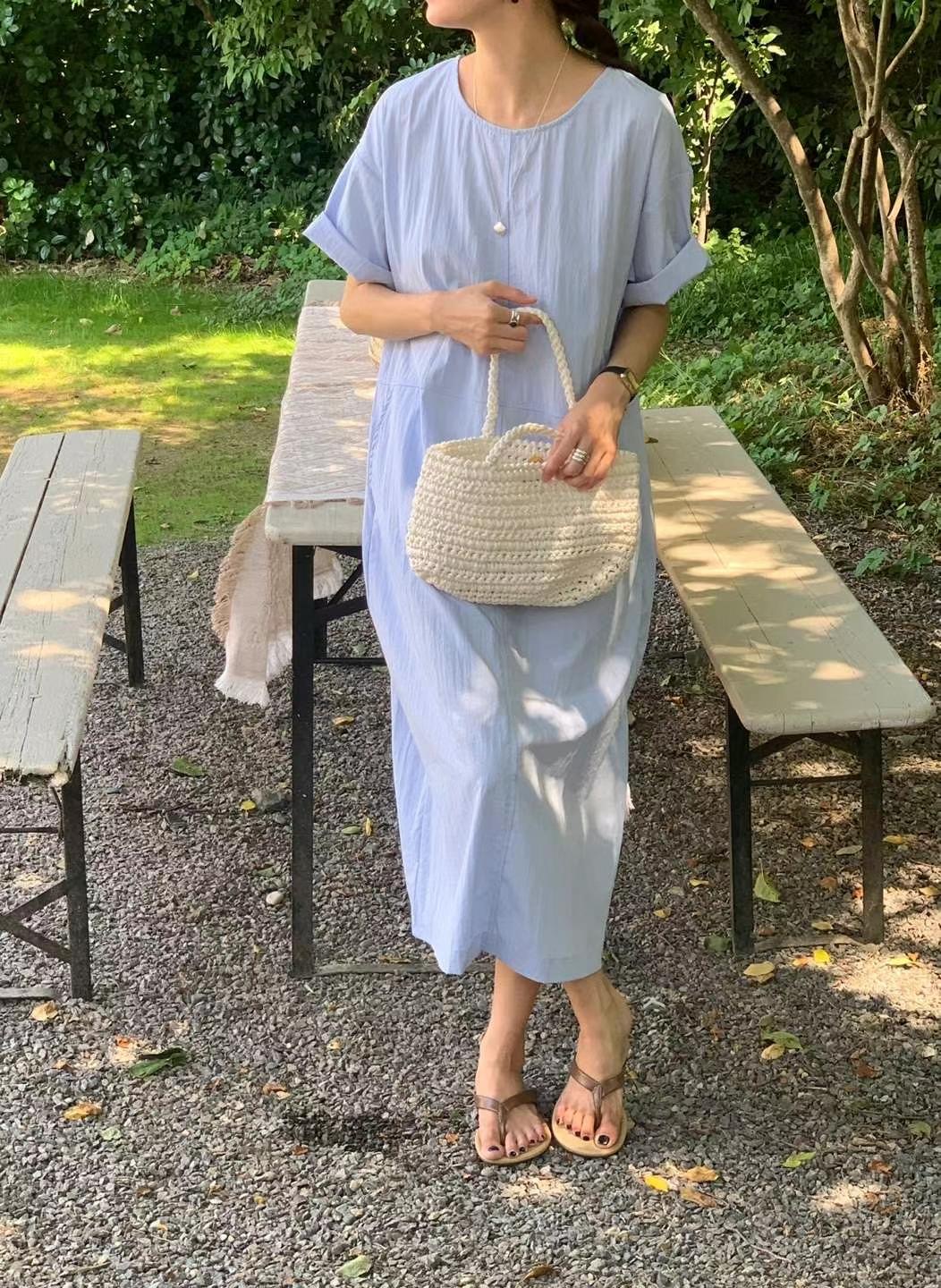 AREING東大門㊣實拍女裝新款25春夏休閑真品時尚熱賣連衣裙AREING連衣裙圖色4