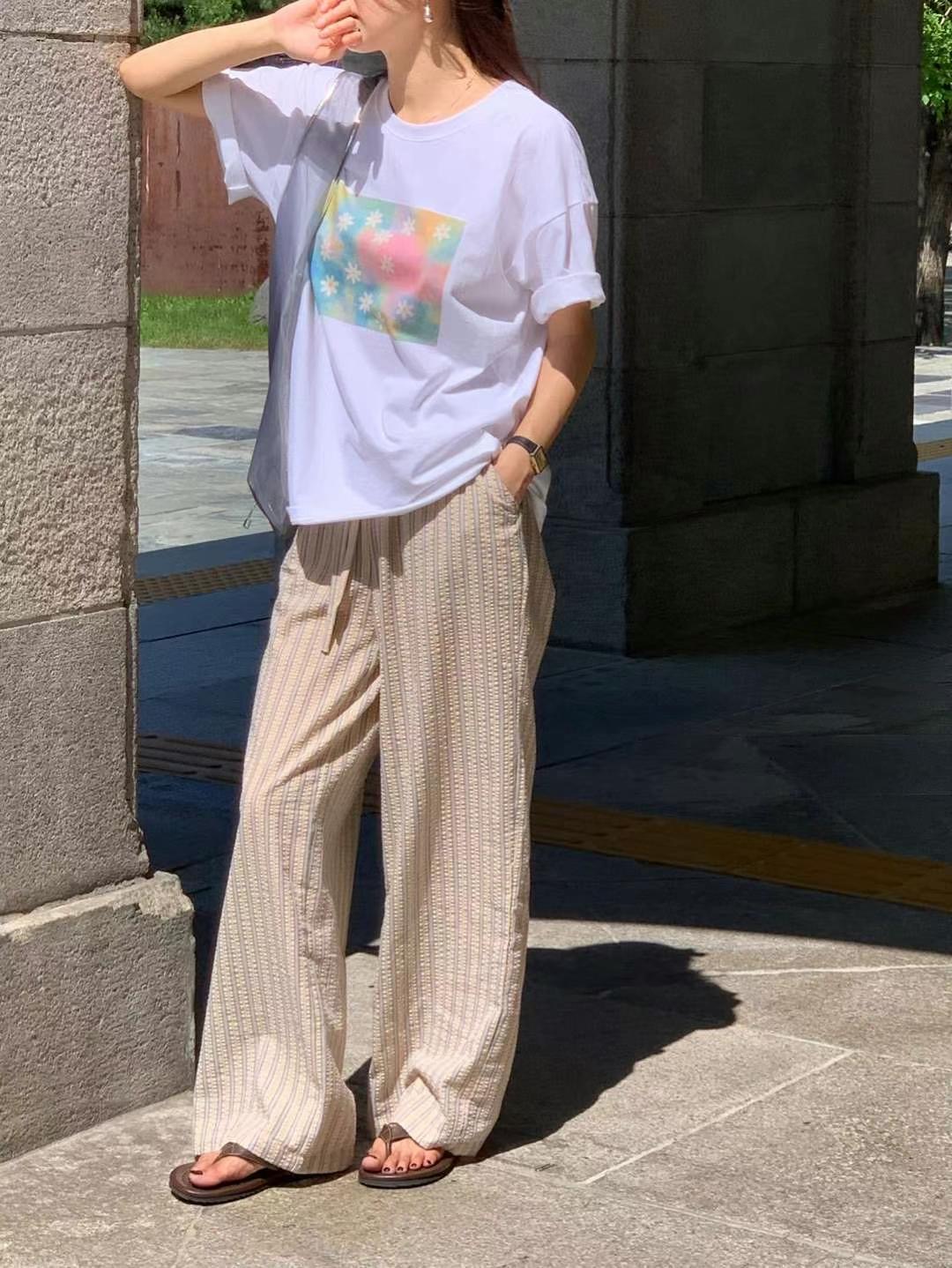 AREING韓國代購㊣女士新品熱賣25春夏休閑職業時尚推薦休閑褲AREING休閑褲