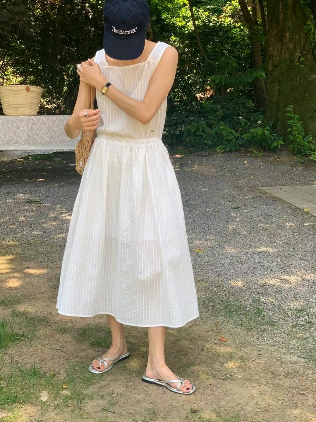 AREING韓國代購㊣女裝新品真品25春夏職業時尚熱賣休閑連衣裙AREING連衣裙