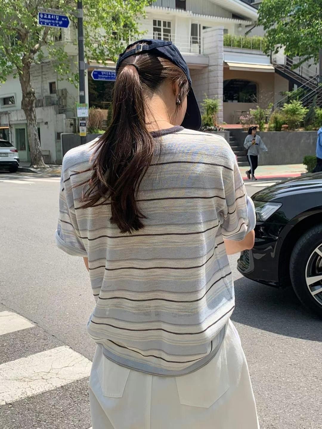 AREING東大門㊣實拍女裝新品職業25春夏真品時尚人氣針織衫AREING針織衫