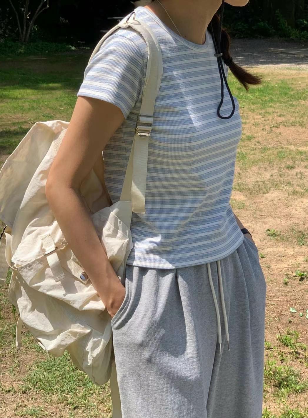 AREING韓國代購㊣女士新品熱賣休閑推薦25春夏時尚人氣真品T恤AREINGT恤