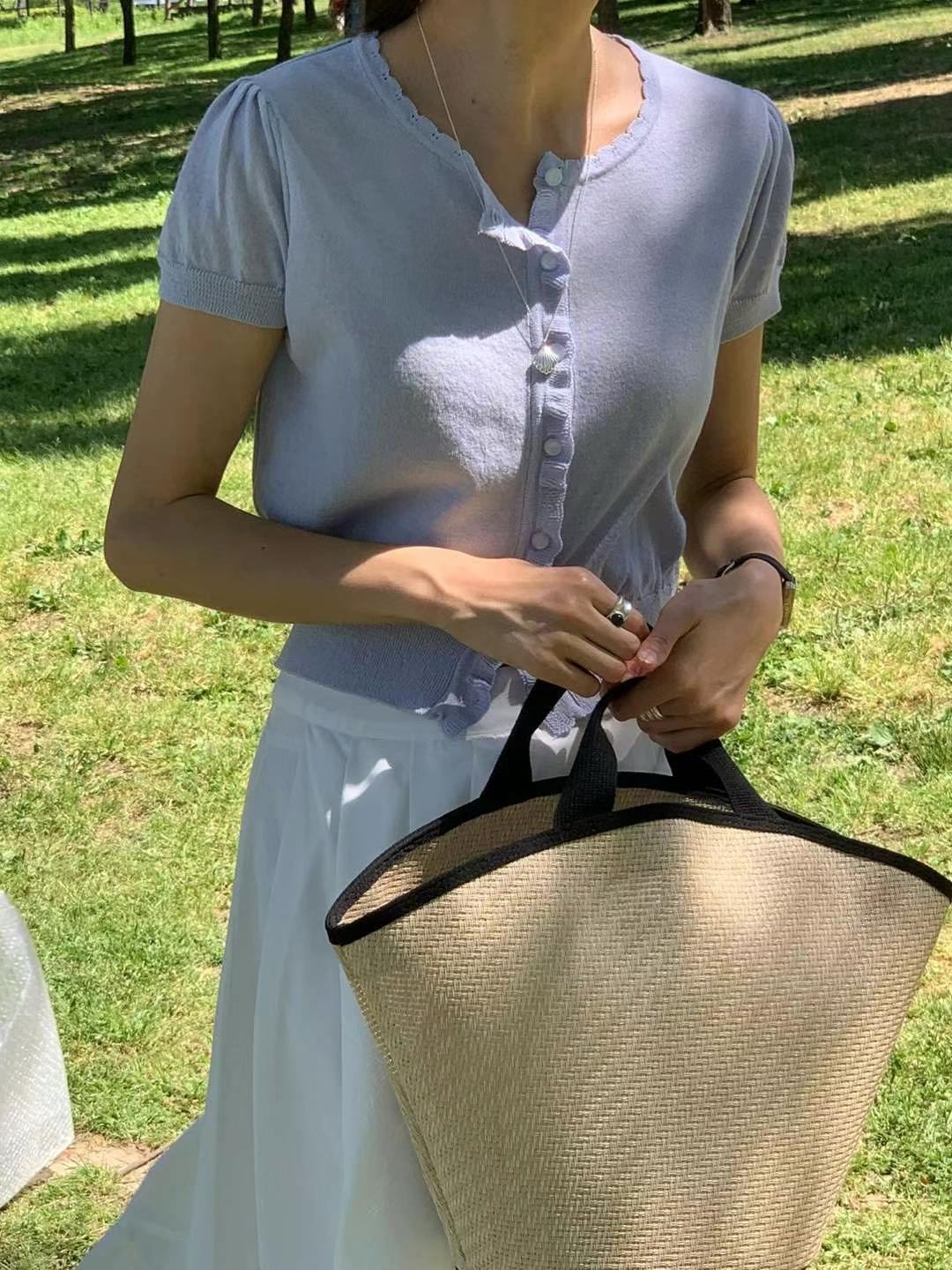 AREING韓國代購㊣女士新品熱賣休閑時尚推薦人氣真品針織衫AREING針織衫圖色3