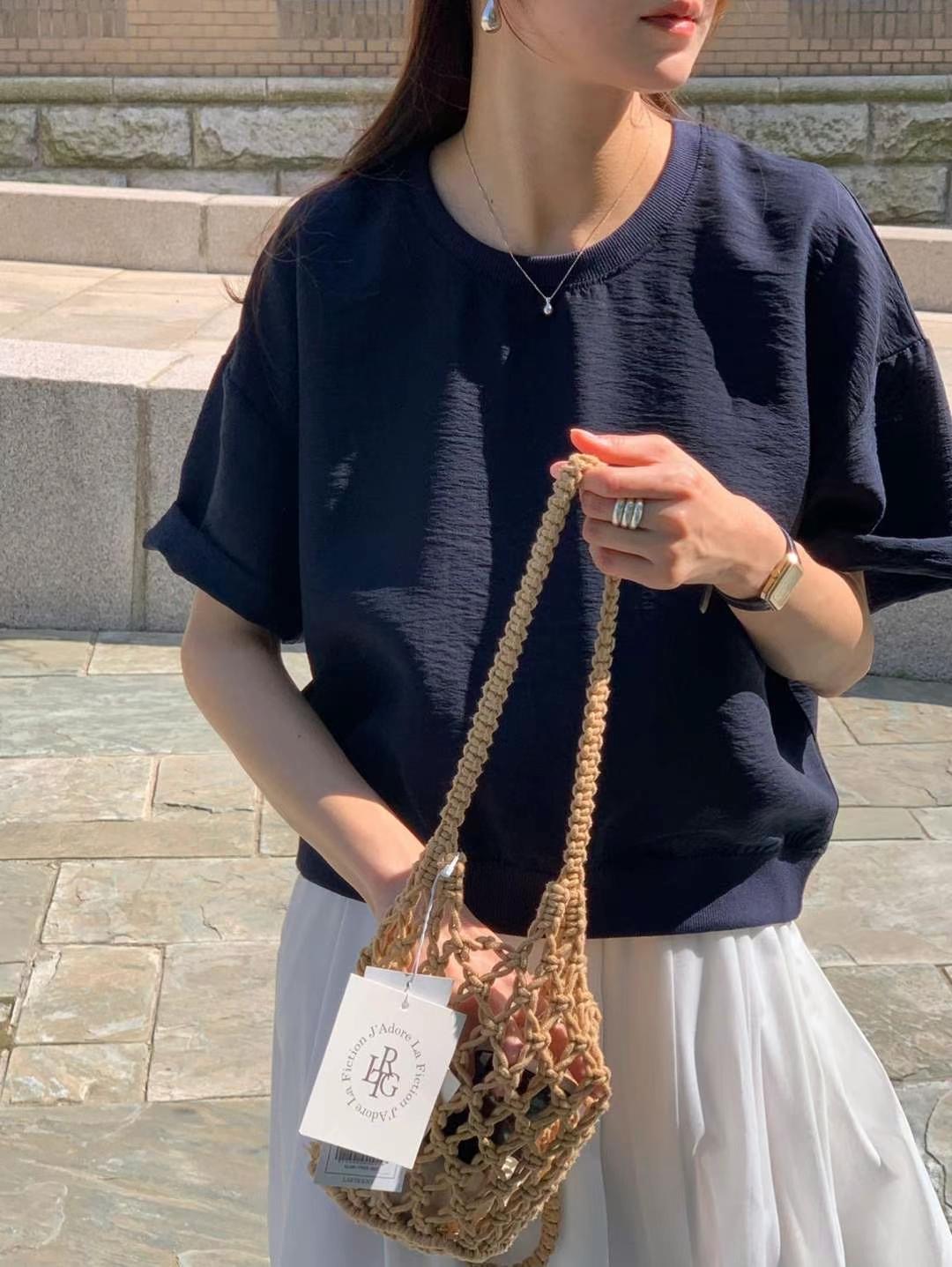 AREING東大門㊣實拍女士新品25春夏熱賣時尚職業推薦人氣T恤AREINGT恤圖色2