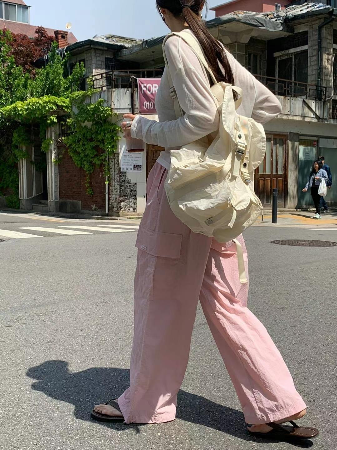 AREING東大門㊣實拍女裝新品休閑人氣職業推薦25春夏休閑褲AREING休閑褲