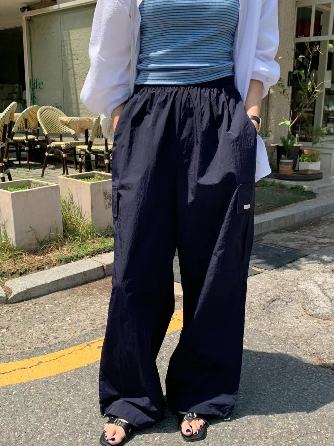 AREING東大門㊣實拍女裝新品休閑人氣職業推薦25春夏休閑褲AREING休閑褲圖色3