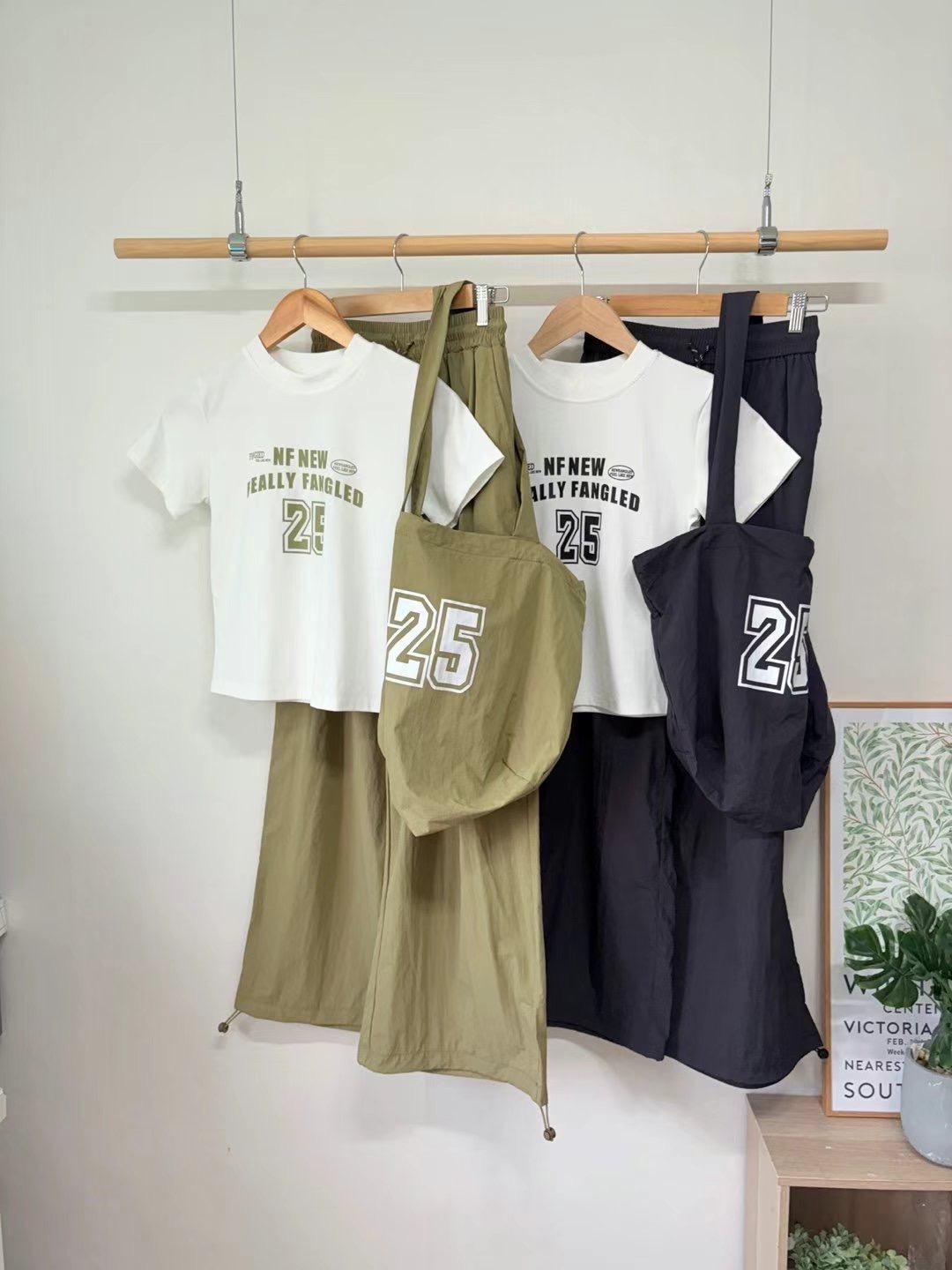 MOONGCHI東大門㊣直郵女士新款真品25春夏休閑職業熱賣套裝MOONGCHI套裝圖色2左二色