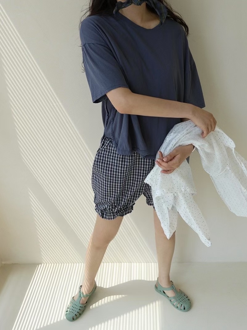 BRICK東大門㊣實拍女裝新款熱賣25春夏休閑職業真品時尚短褲BRICK短褲