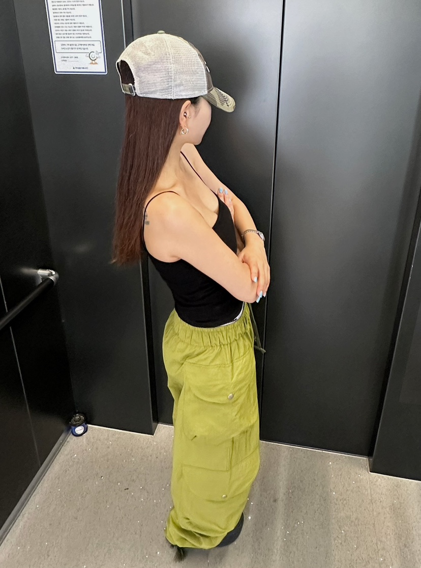 BYRING東大門㊣代購女裝新品熱賣時尚推薦職業吊帶背心褶皺BYRING吊帶/背心