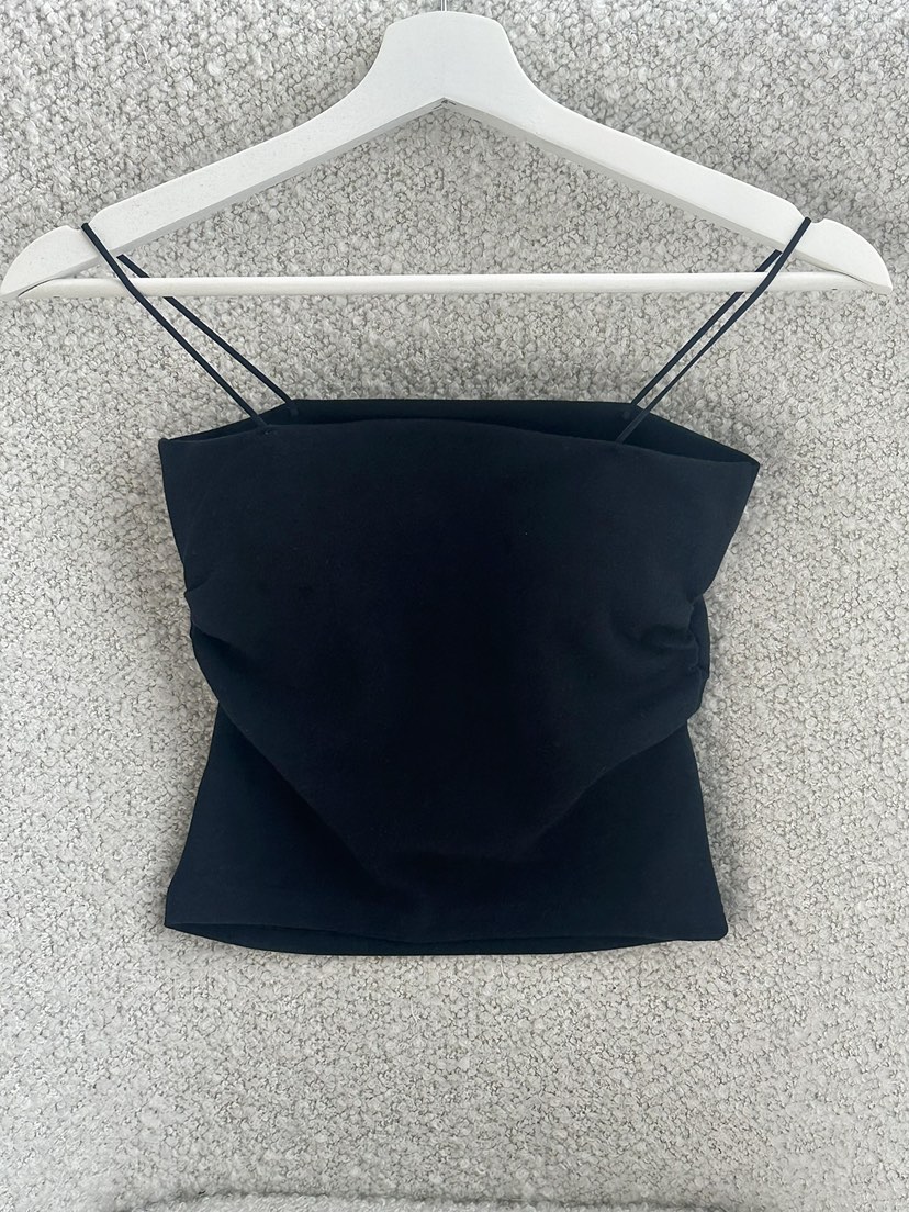 BYRING東大門㊣代購女裝新品熱賣時尚推薦職業吊帶背心褶皺BYRING吊帶/背心圖色2