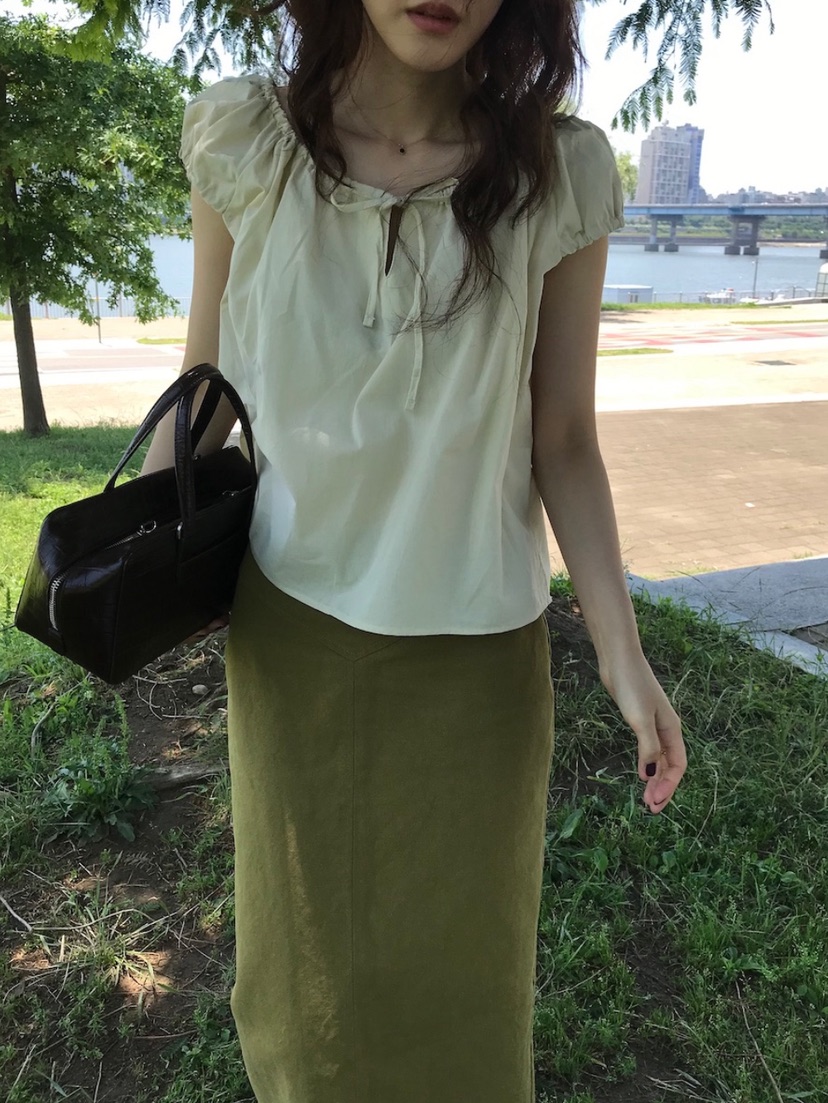CYLINDER韓國直郵㊣女裝新款休閑時尚25春夏職業襯衫蕾絲衫CYLINDER襯衫/蕾絲衫