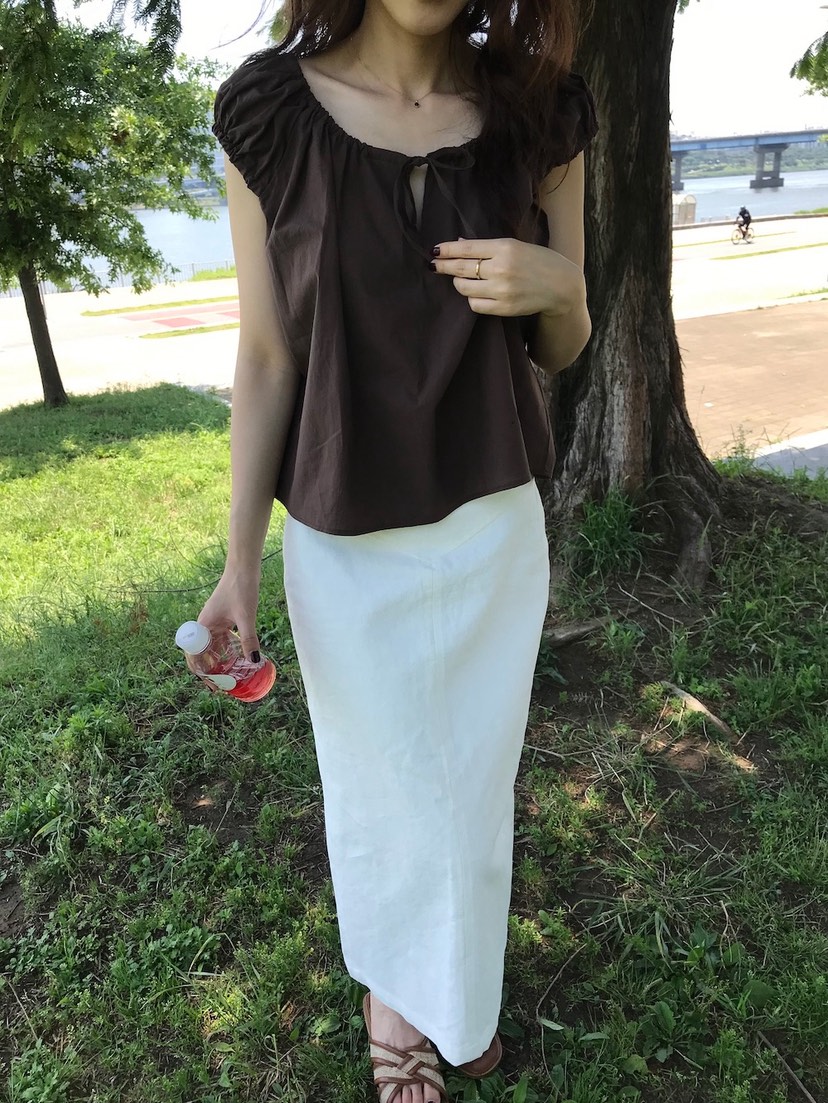 CYLINDER韓國直郵㊣女裝新款休閑時尚25春夏職業襯衫蕾絲衫CYLINDER襯衫/蕾絲衫