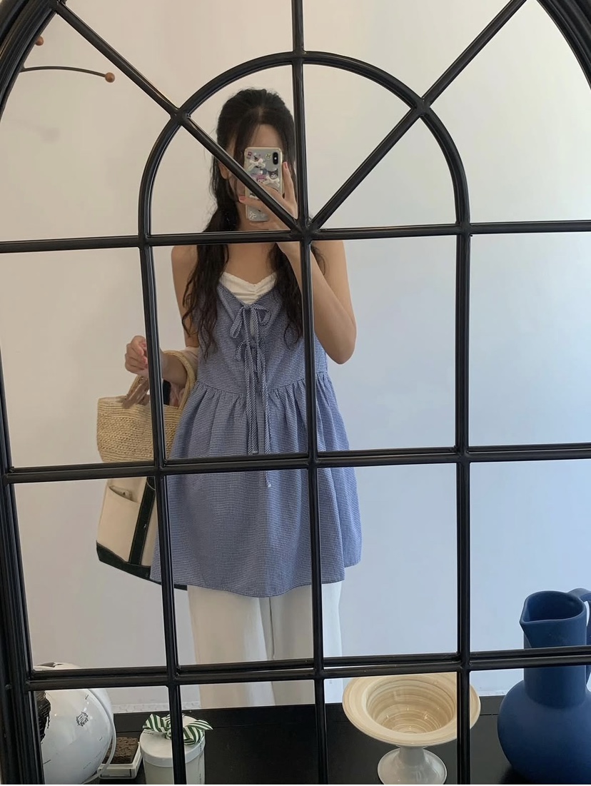 FRILL-T韓國直郵㊣女裝新品真品人氣熱賣時尚休閑連衣裙雙面FRILL-T連衣裙